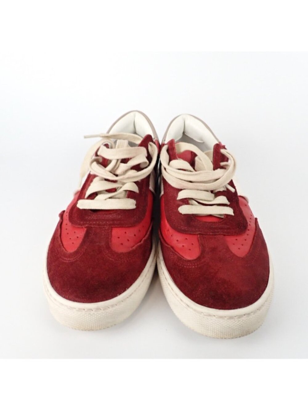 GREATS Brooklyn “The Charlie” Red Suede Sneakers – Men’s 9 - Picture 2 of 8